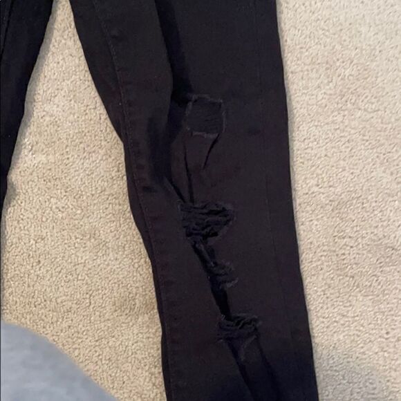 Levi’s distressed skinny Black size 24 - Picture 2 of 4